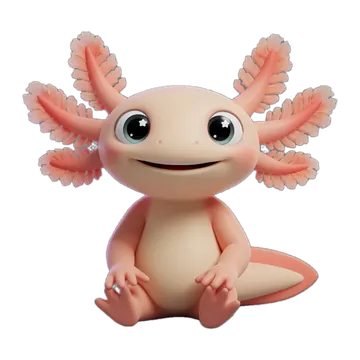 Axolotl character artwork
