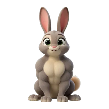 Bunnyscles character artwork