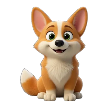 Corgi character artwork