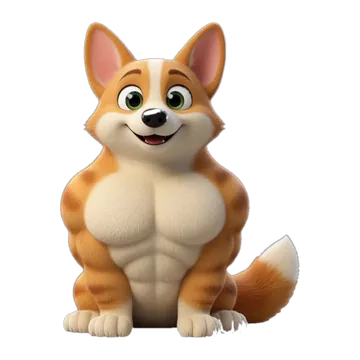 Corgscles character artwork