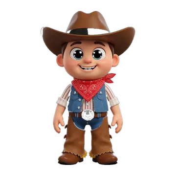 Cowboy character artwork