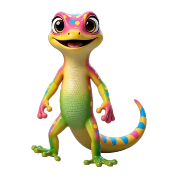 Gecko character artwork