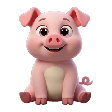 Pig character artwork