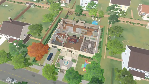 Gecko House cutaway from above